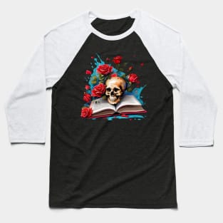 Roses are Red... Skull Baseball T-Shirt